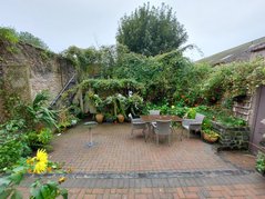 Our Private garden at Oil Mill Lane holiday cottage, the ideal self catering accomdation for Berwick-Upon-Tweed