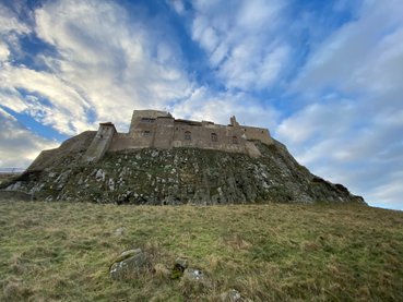 Visit Lindisfarne Castle from Oil Mill Lane holiday cottage in Berwick-Upon-Tweed.
