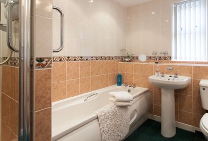 Bathroom at Oil Mill Lane holiday cottage. Your ideal self catering accomodation for Berwick-Upon-Tweed.